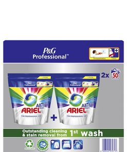 Ariel All-In-1 Pods Colours (2 x 50) Washes