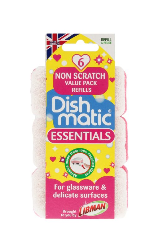 Dishmatic Non Scratch Refills (6-Pack)