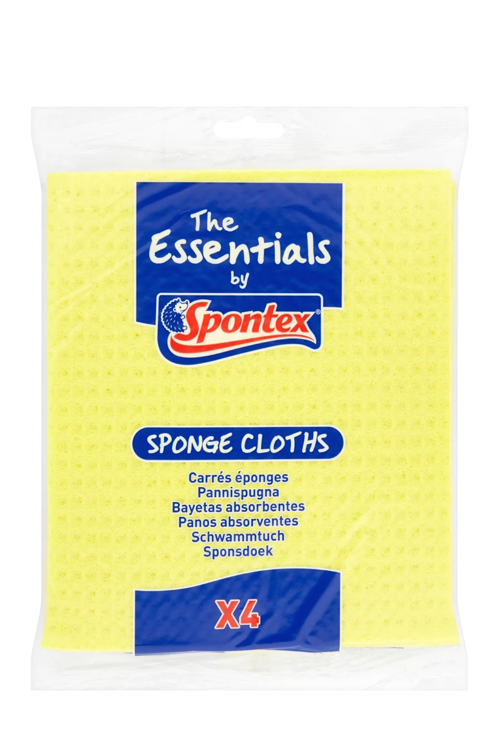 Spontex Sponge Cloths – 4 Pack – fullyscrubbed.com