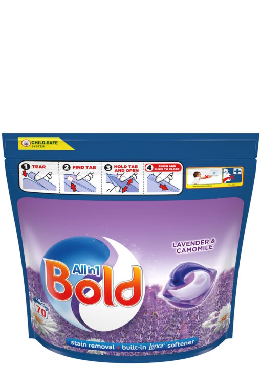 Bold All-n-1 Pods Lavender & Camomile - 70 Washes