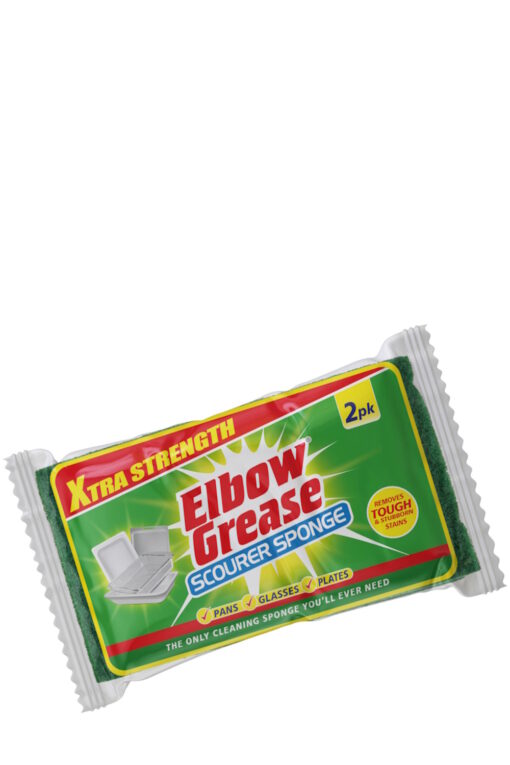 Elbow Grease Xtra Strength Scourer Sponge 2 Pack