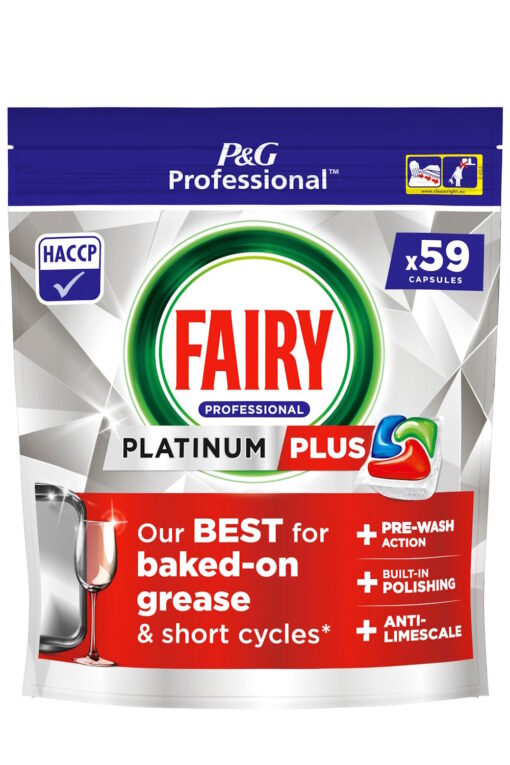 Fairy Professional Platinum Plus Dishwasher Tablets - 59 Capsules