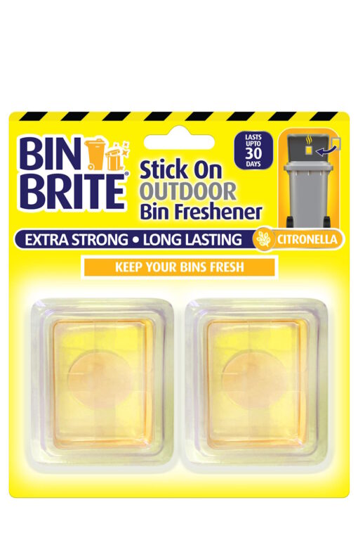 Bin Brite Stick On Outdoor Bin Freshener - 2 x 10g