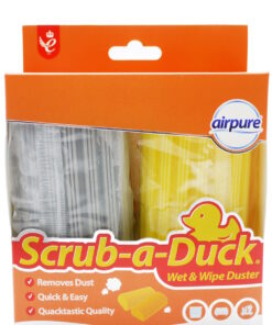 Airpure Scrub-A-Duck Duster Wet & Wipe 2 Pack