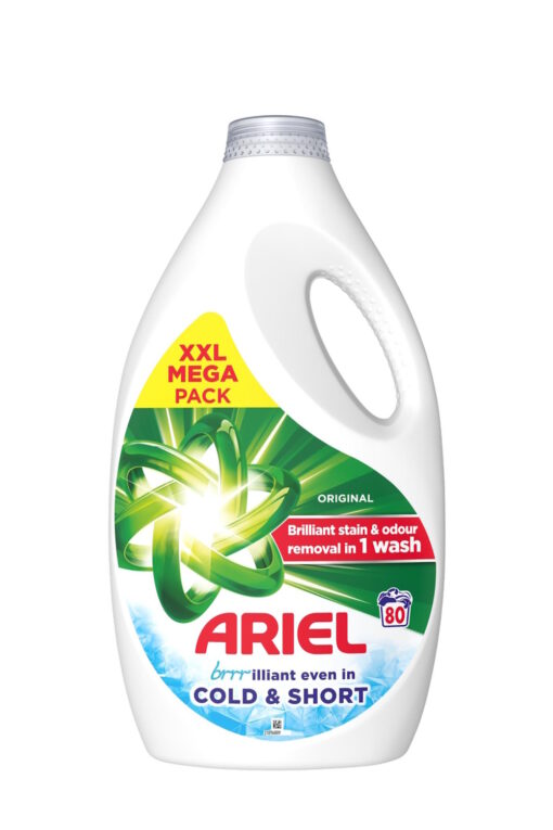 Ariel Brilliant Stain & Odour Removal Laundry Liquid Original - 80 Washes