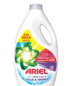 Ariel Brilliant Stain & Odour Removal Laundry Liquid Colours - 80 Washes