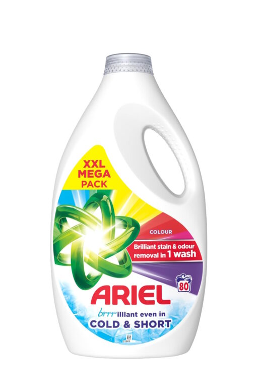 Ariel Brilliant Stain & Odour Removal Laundry Liquid Colours - 80 Washes