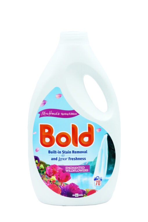Bold 2 in1 Laundry Liquid Hinch Wildflower 70 Washes