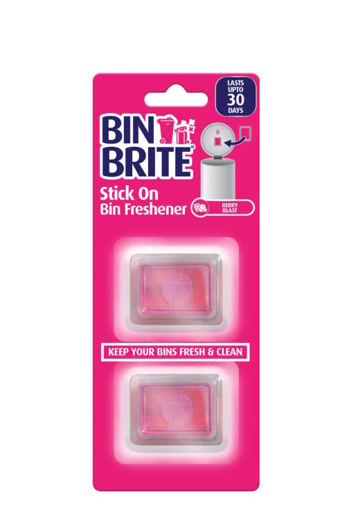 Bin Brite Stick On Bin Freshener Berry Blast - 2 x 5g