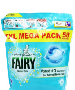 Fairy Non Bio Pods For Sensitive Skin 58 Washes