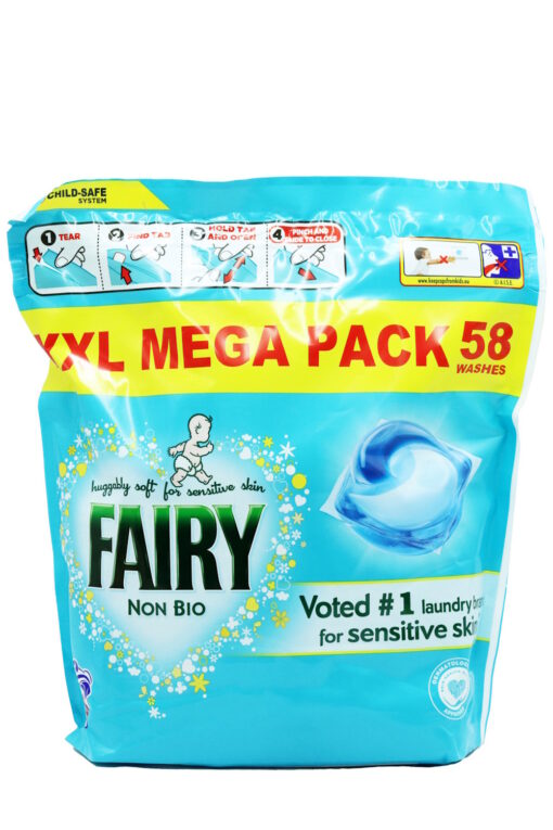 Fairy Non Bio Pods For Sensitive Skin 58 Washes