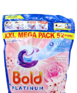 Bold Platinum Extra Stain Removal & Lenor Freshness Pods - Cherry Blossom & Rose Water (52 washes)
