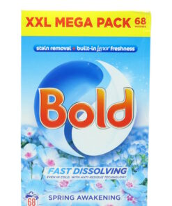 Bold Fast Dissolving Extra Stain Removal & Lenor Freshness Laundry Powder - Spring Awakening 68 Washes