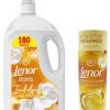 Lenor Gold Orchid In Wash Scent Booster 176g & Fabric Conditioner 180 Washes