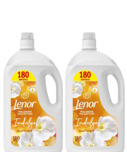 Lenor Fabric Conditioner Wellbeing Collection Gold Orchid (2 x 180 Washes)