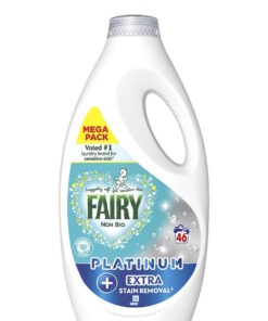 Fairy Platinum Non Bio Extra Stain Removal Laundry Liquid 46 Washes