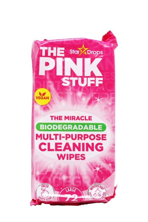 The Pink Stuff Biodegradable Multi-Purpose Cleaning Wipes (72-Pack)