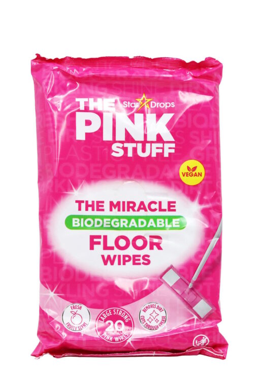The Pink Stuff Floor Wipes (20-Pack)